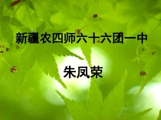 人教版必修1打开外交新局面
