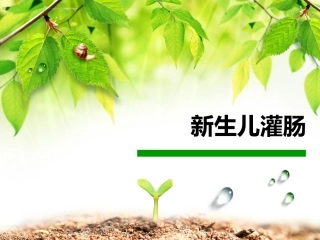 新生儿灌肠PPT
