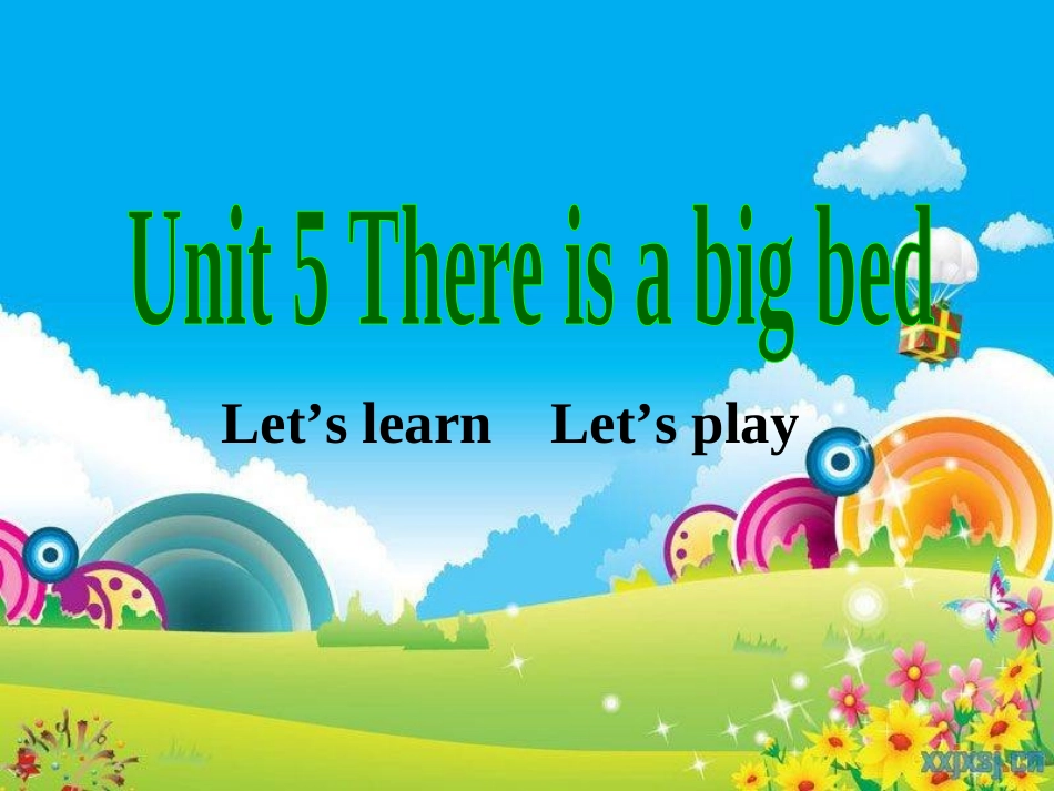 新PEP小学英语五年级Unit5_There_is_a_big_bed第一课时_第1页