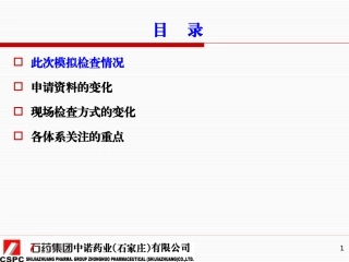 新版GMP检查的思路及检查重点石药集团201216