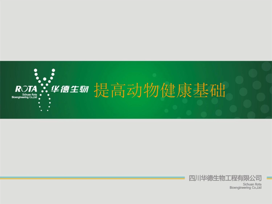 提高动物健康基础_第1页