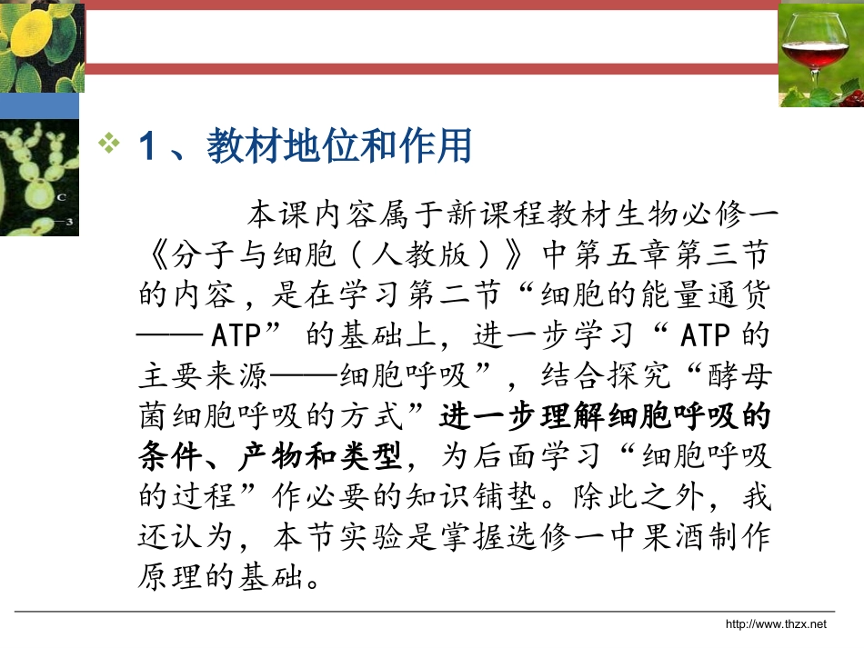 探究酵母菌细胞呼吸方式说课_第3页