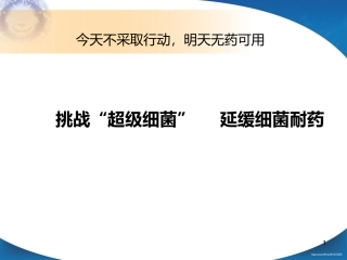 挑战超级细菌
