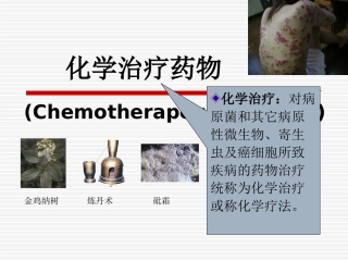 抗生素化疗药1磺胺药