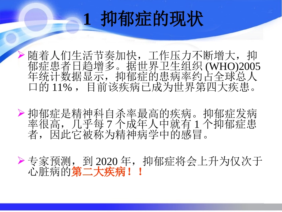 抗抑郁药的研发进展_第2页