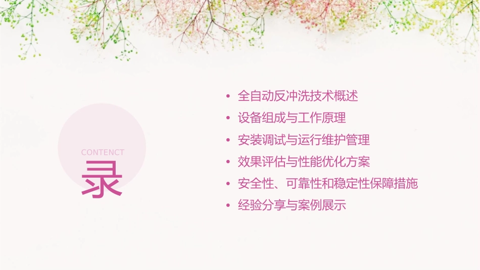 水处理设备的全自动反冲洗课件_第2页