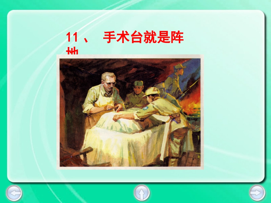 手术台就是阵地ppt_第3页