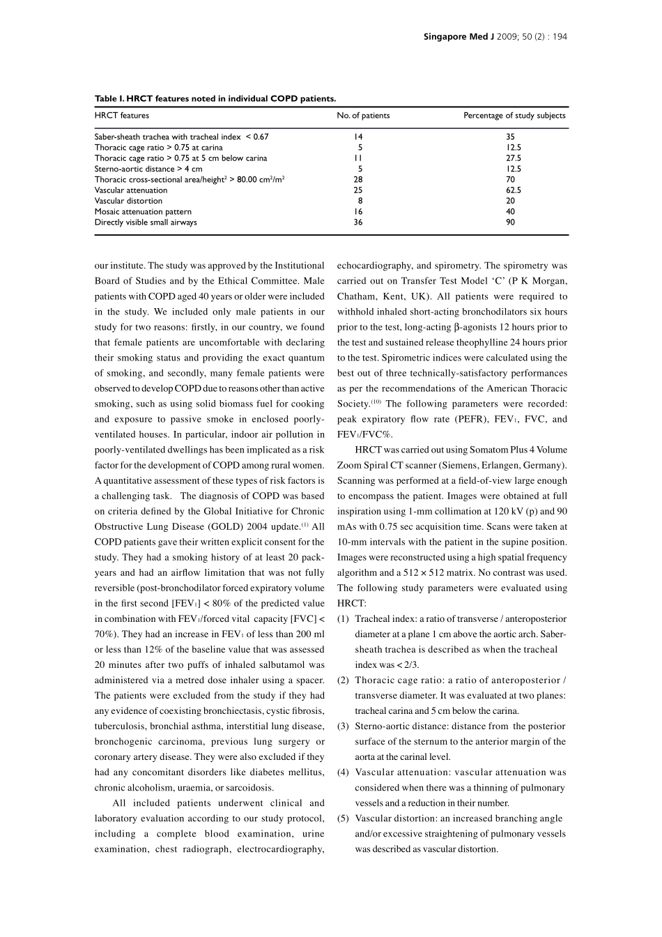 慢性梗阻性肺病CT表现_第2页