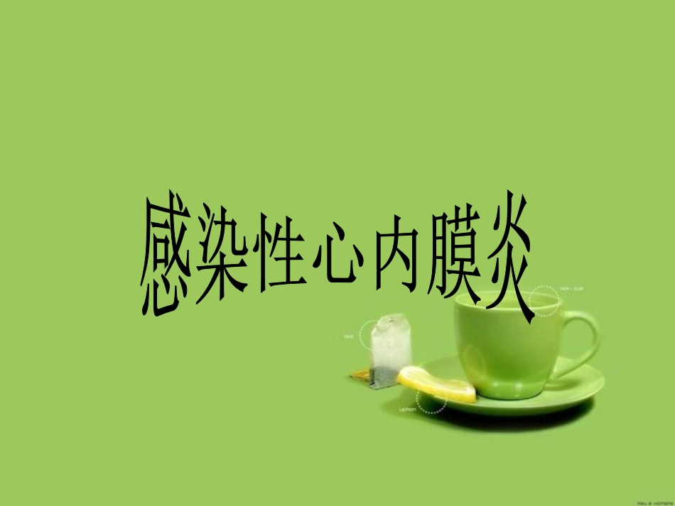 感染性心内膜炎----赖柳兰_第1页