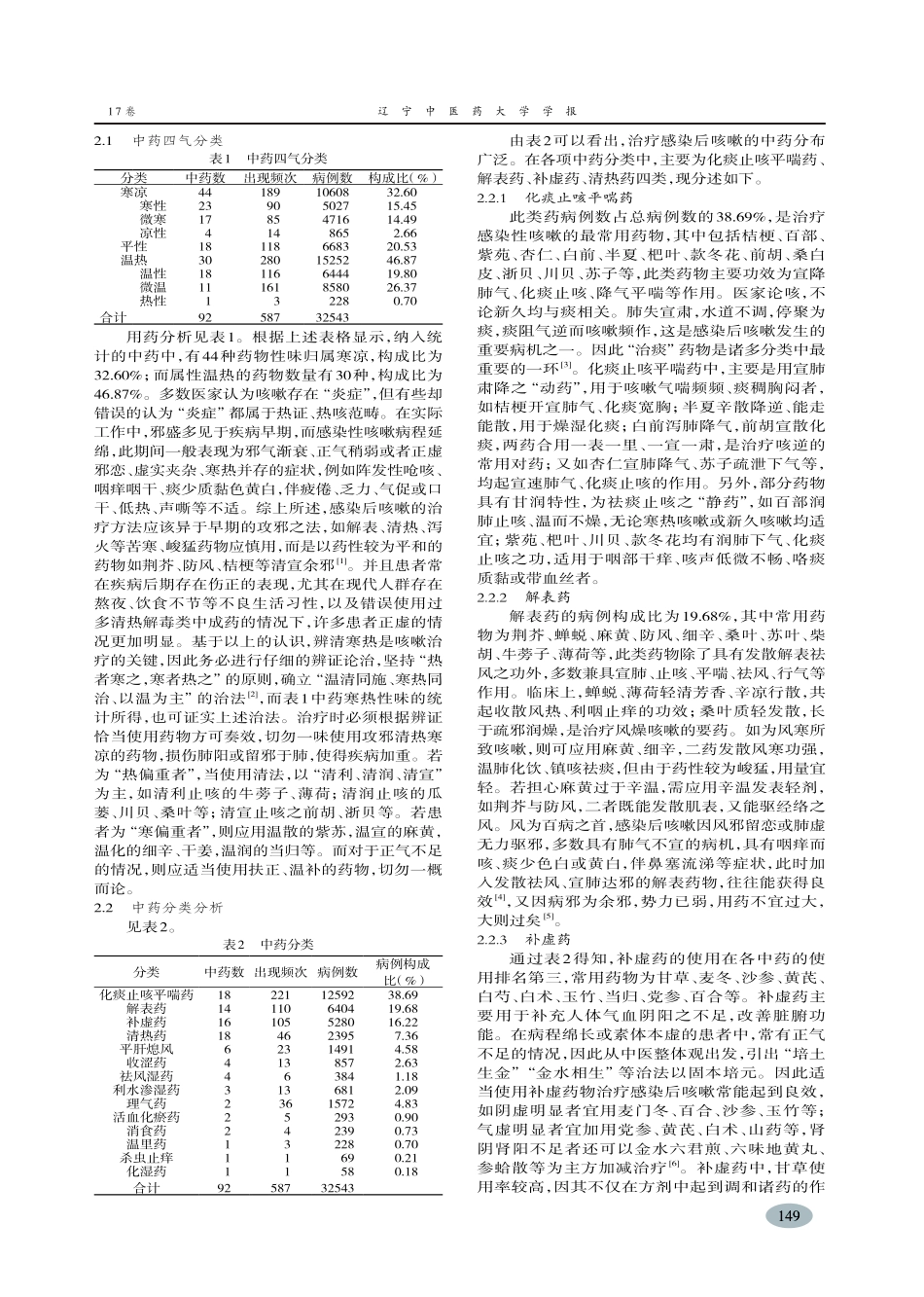 感染后咳嗽中医辨证用药分析-范海媚,林宁_第2页