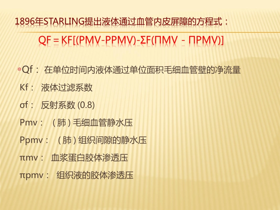 急性肺水肿的Staring理论_第2页