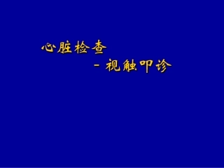 心脏视触叩2010