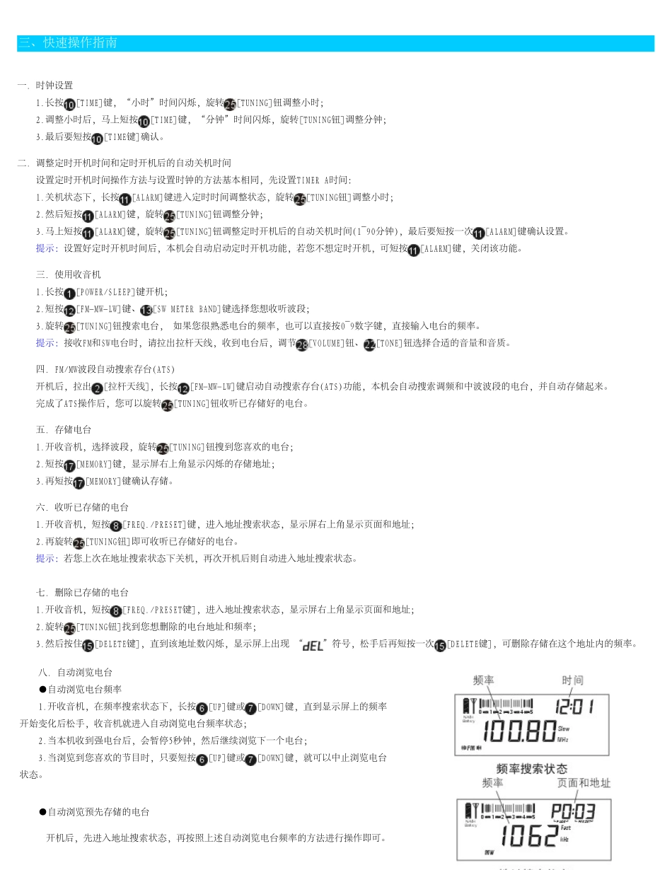 德生PL450说明书_第3页