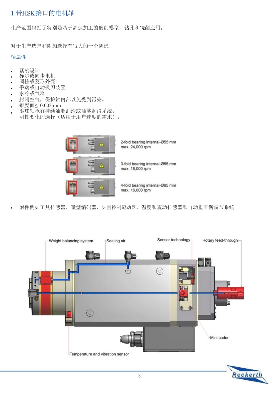 德国Reckerth睿克斯电主轴中文样本_第3页