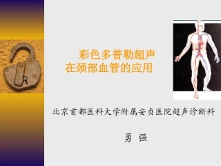 彩色多普勒超声在颈部血管的应用勇强
