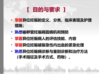 异位妊娠教学查房-最新