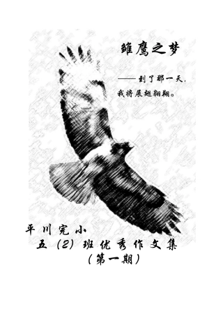 平川完小五(2)班优秀作文集 - 第一期