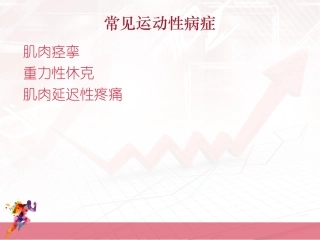 常见运动型病症
