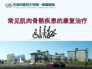 常见肌肉骨骼疾患的康复治疗