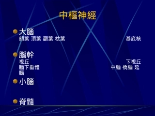 常见中枢神经疾病