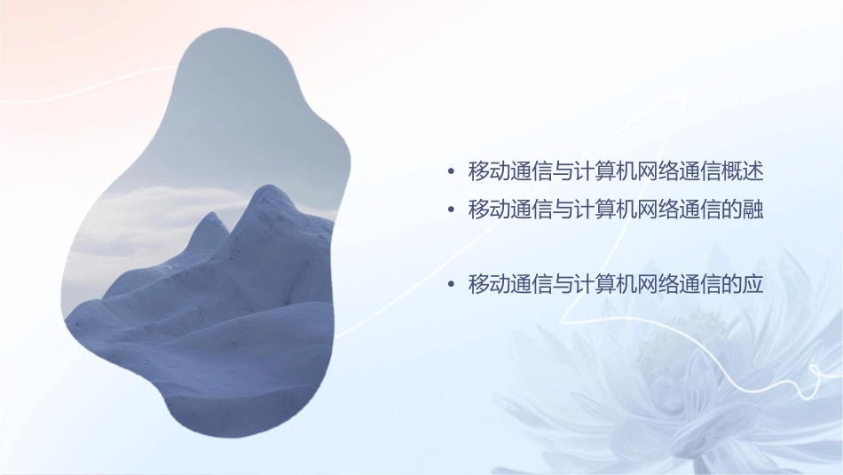 移动通信与计算机网络通信的融合课件_第2页