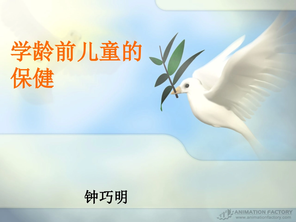 学龄前儿童的营养模板_第1页