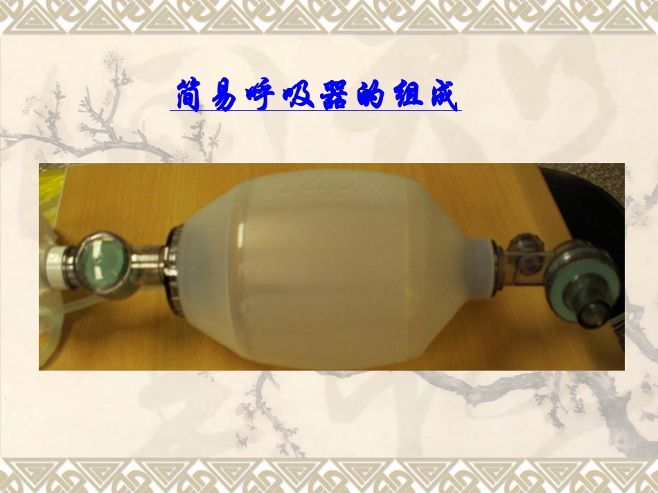 如何使用简易呼吸器的使用方法_第2页