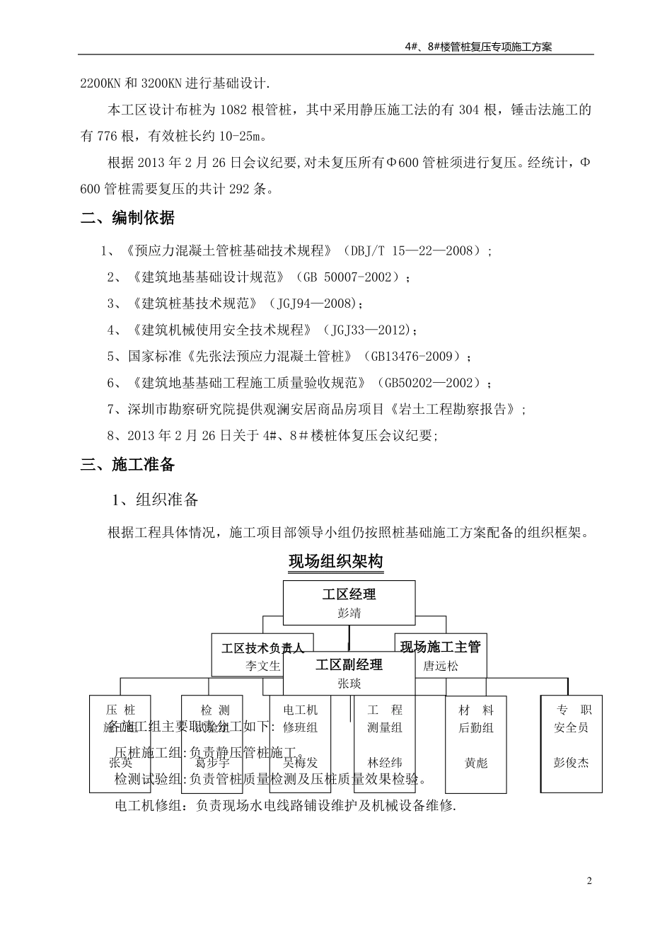 管桩复压专项施工方案20128_第2页
