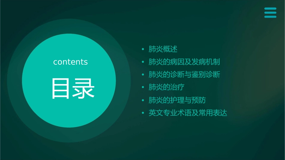 肺炎诊断及治疗英文版护理课件_第2页