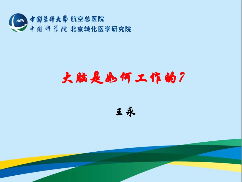 大脑是如何工作的？_第1页