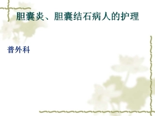 外2科——胆道疾患