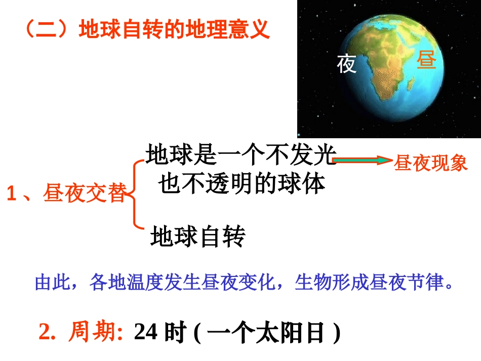 地球自转的地理意义 2_第3页