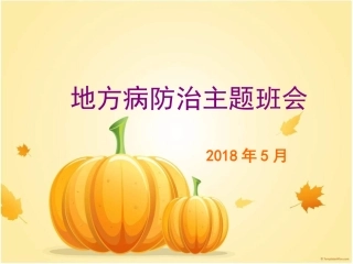 地方病防治主题班会