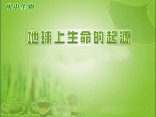 地球上生命起源ppt