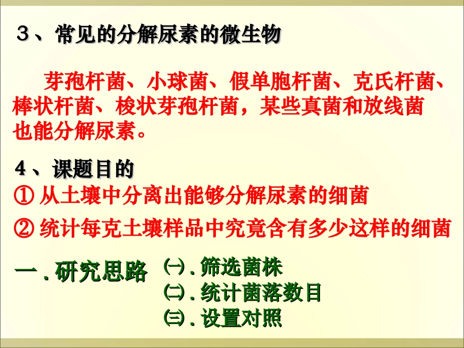 土壤中分解尿素的细菌的分离和计数-上课用_第3页