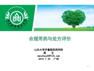 合理用药与处方评价