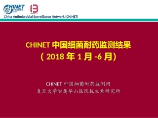 可编辑版：CHINET2018年上半年细菌耐药监测结果