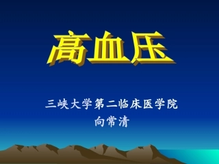 原发性高血压2012本科