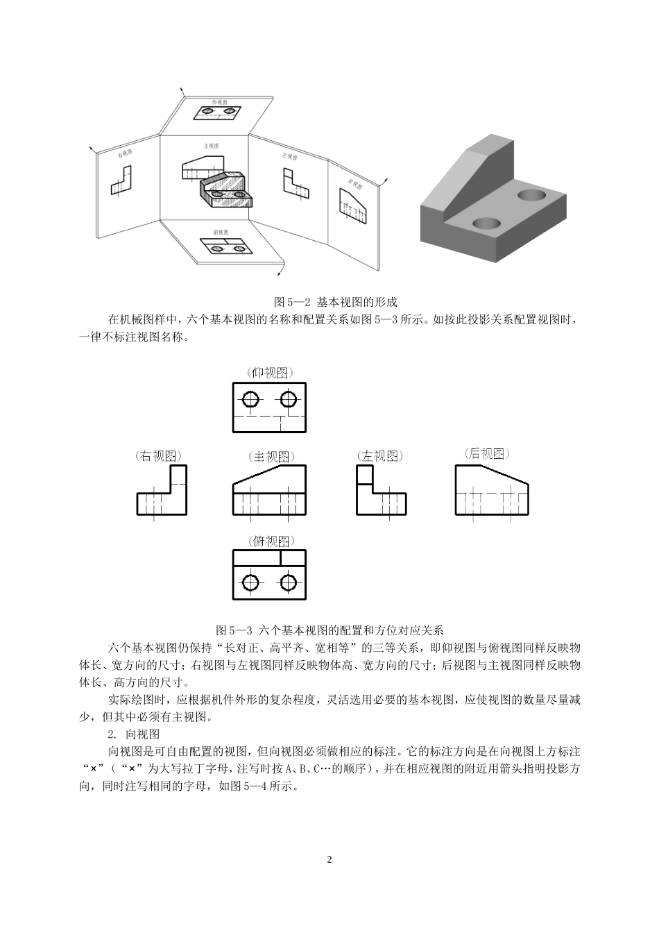 单元5 机械图样的基本表示法_第2页