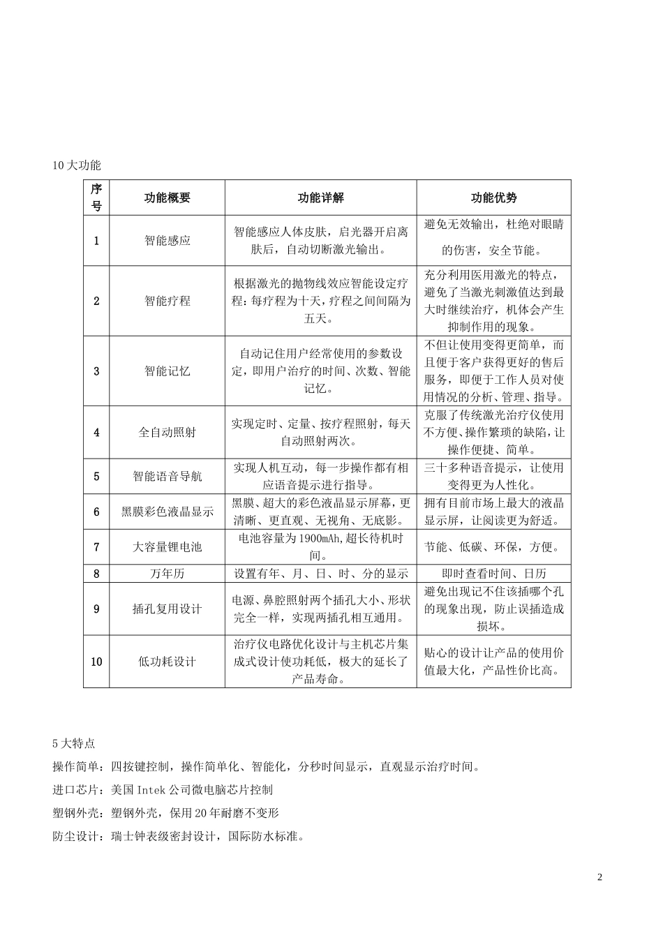半导体激光治疗仪 海安迪产品介绍(综合版)_第2页