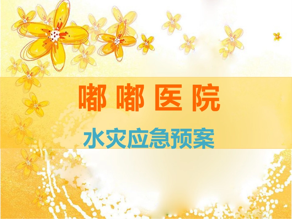 医院水灾应急预案_第1页