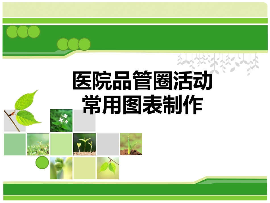 医院品管圈图表(升级版)_第1页