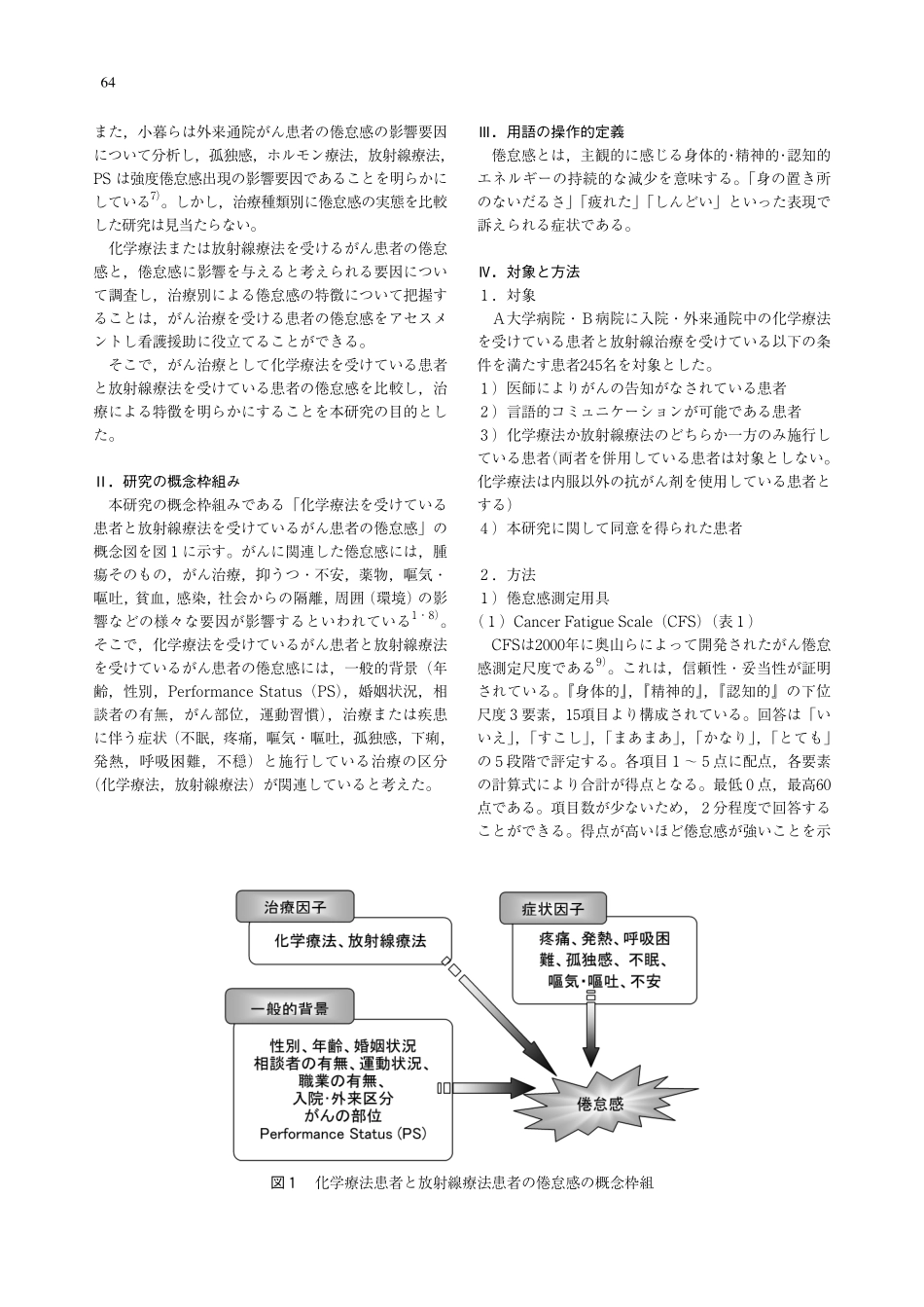 化学疗法患者と放射线疗法患者の倦怠感の比较_第2页