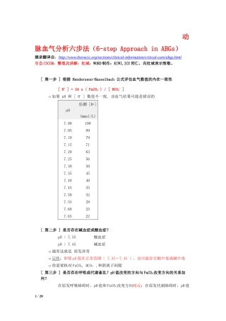 动脉血气分析六步法-作者杜斌