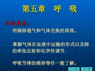动物生理学_第五章_呼吸