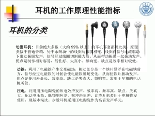 动圈式耳机的工作原理及特性