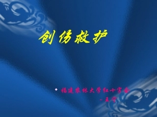 创伤救护,王宁