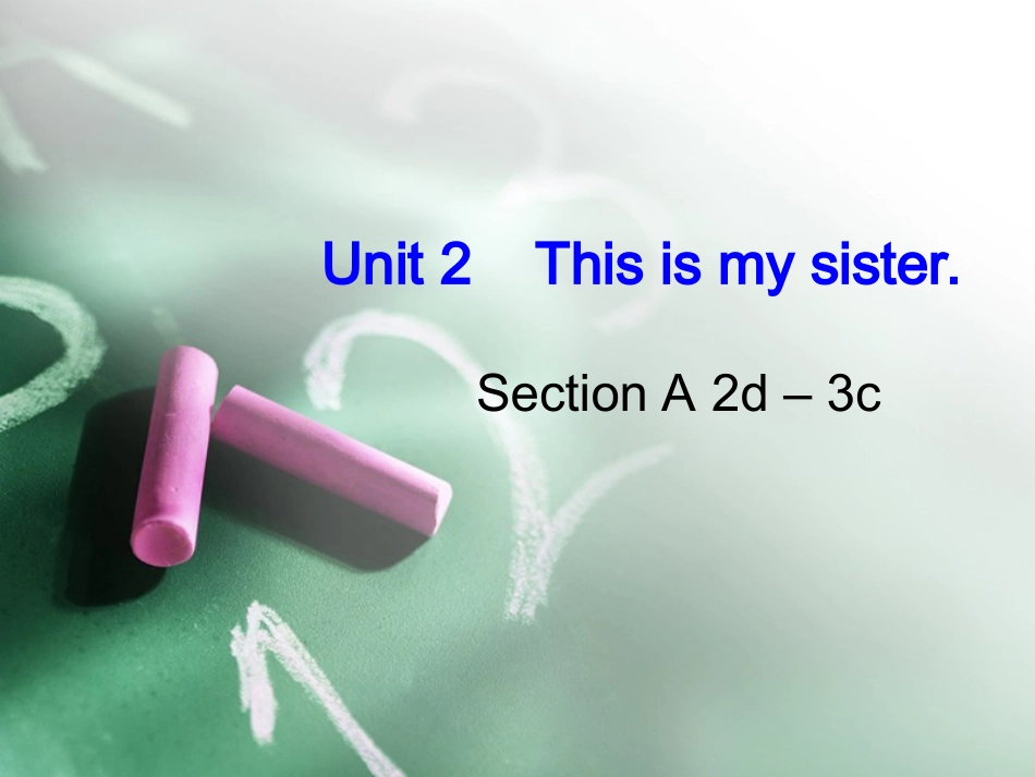 2012人教版七年级上Unit2__Period3_第1页