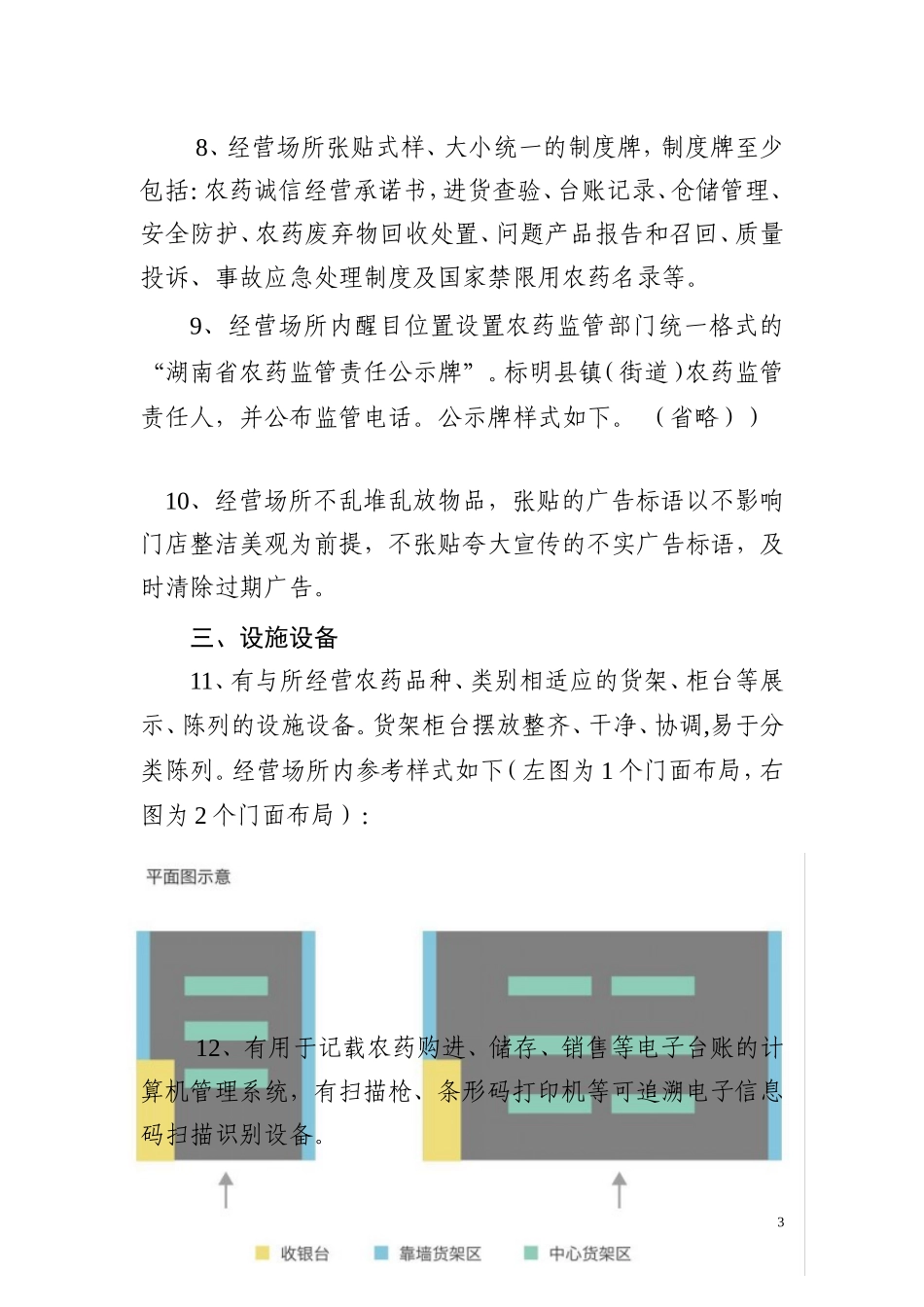 农药经营标准化示范门店建设规范_第3页