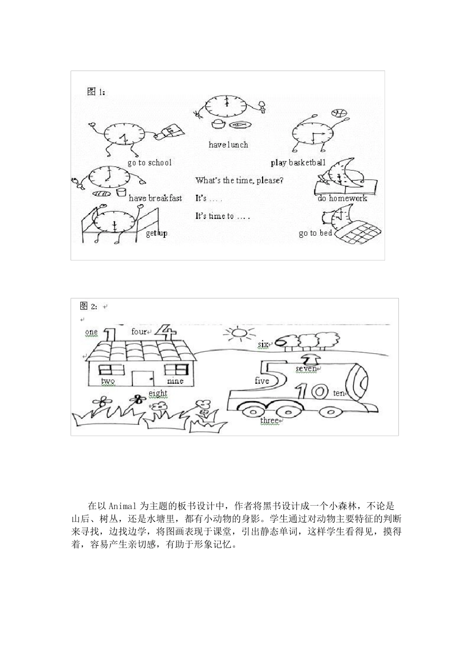 多姿多彩的小学英语教学板书设计_第3页